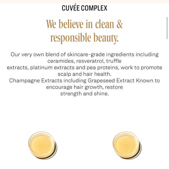 NWT CUVÉE BEAUTY Champagne Infused Shampoo and Conditioner Sample Set - Picture 12 of 15